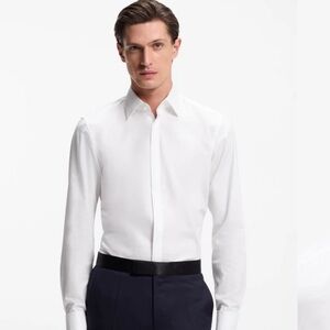 Boss Classic White Men's Dress Shirt XL